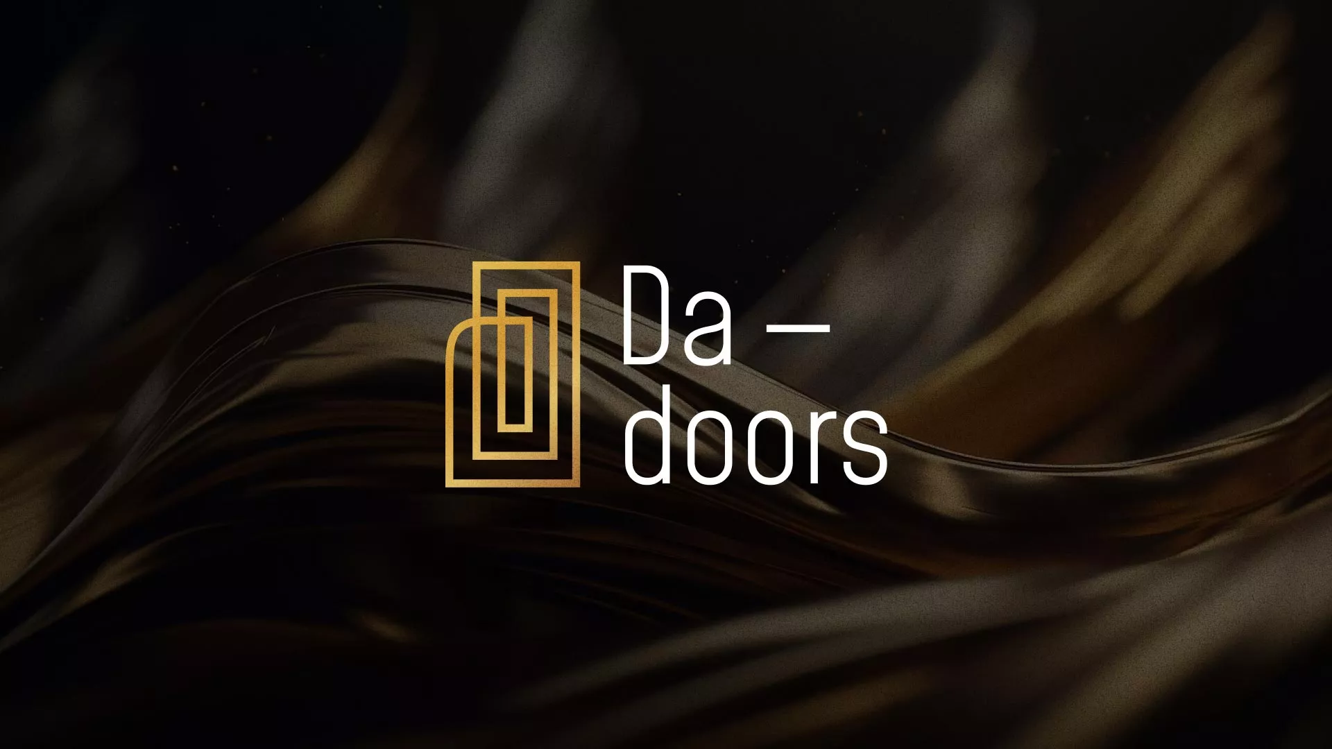 Разработка логотипа для компании «DA-DOORS» в Ломоносове